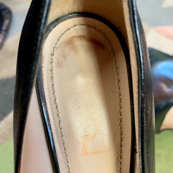 SOLD YSL Tribtoo Platform Pumps Yves Saint Laurent Tribute Leather 38.5 Black - Picture 11 of 14